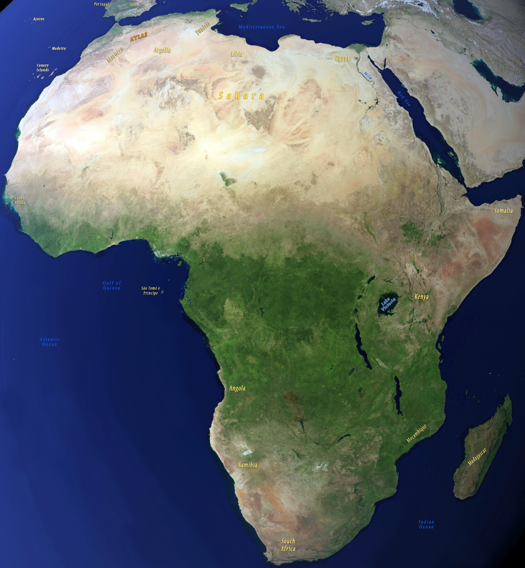 Africa continent image