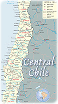 Map Central Chile