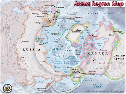 Arctic Region Map