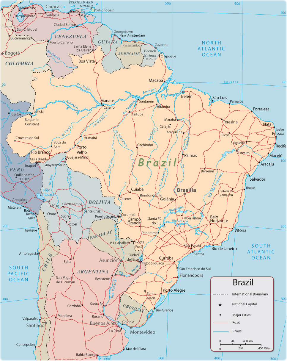 Map Brazil