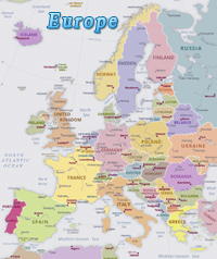 Europe map