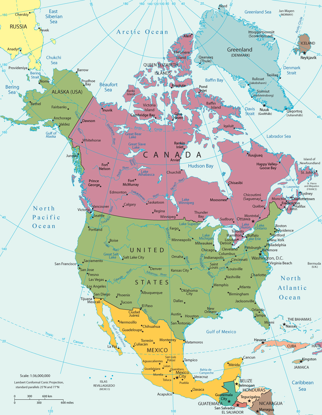 North America political