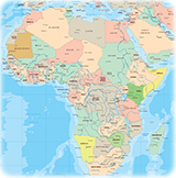 Africa political map