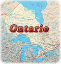 Ontario map