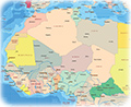 Western Africa map