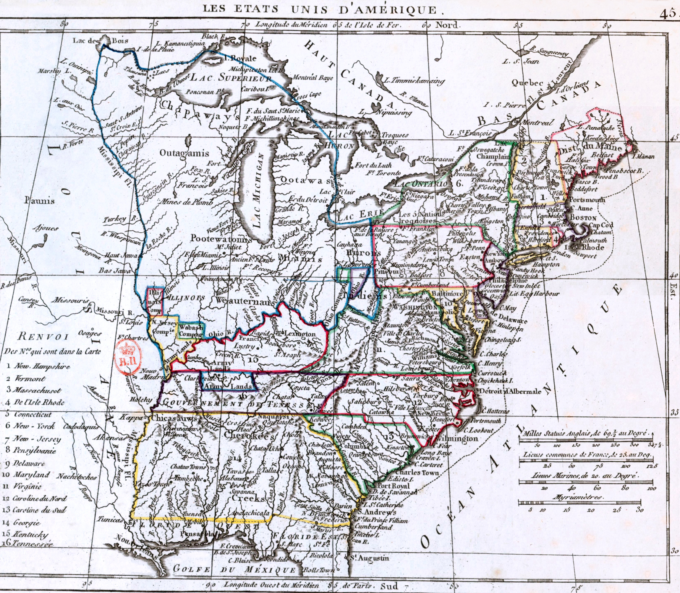 19th century map