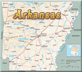 Map Arkansas